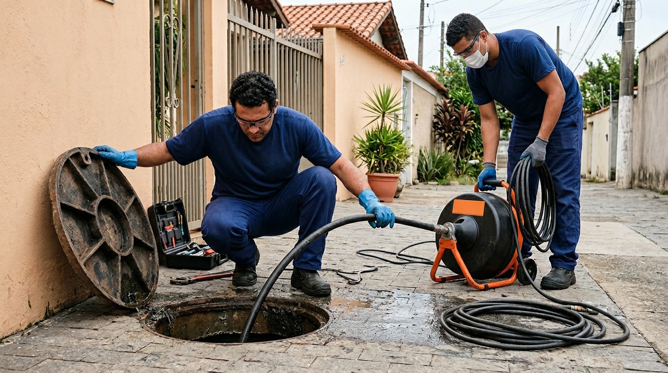 Desentupidora perto de mim em Aracaju-SE